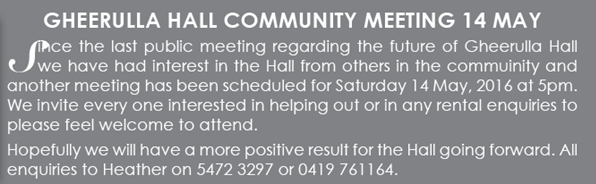 gheerulla hall adert1